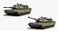 3D model tanks landing tracked