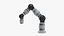 Robotic Arm 3 White with Set of Grippers 3D model