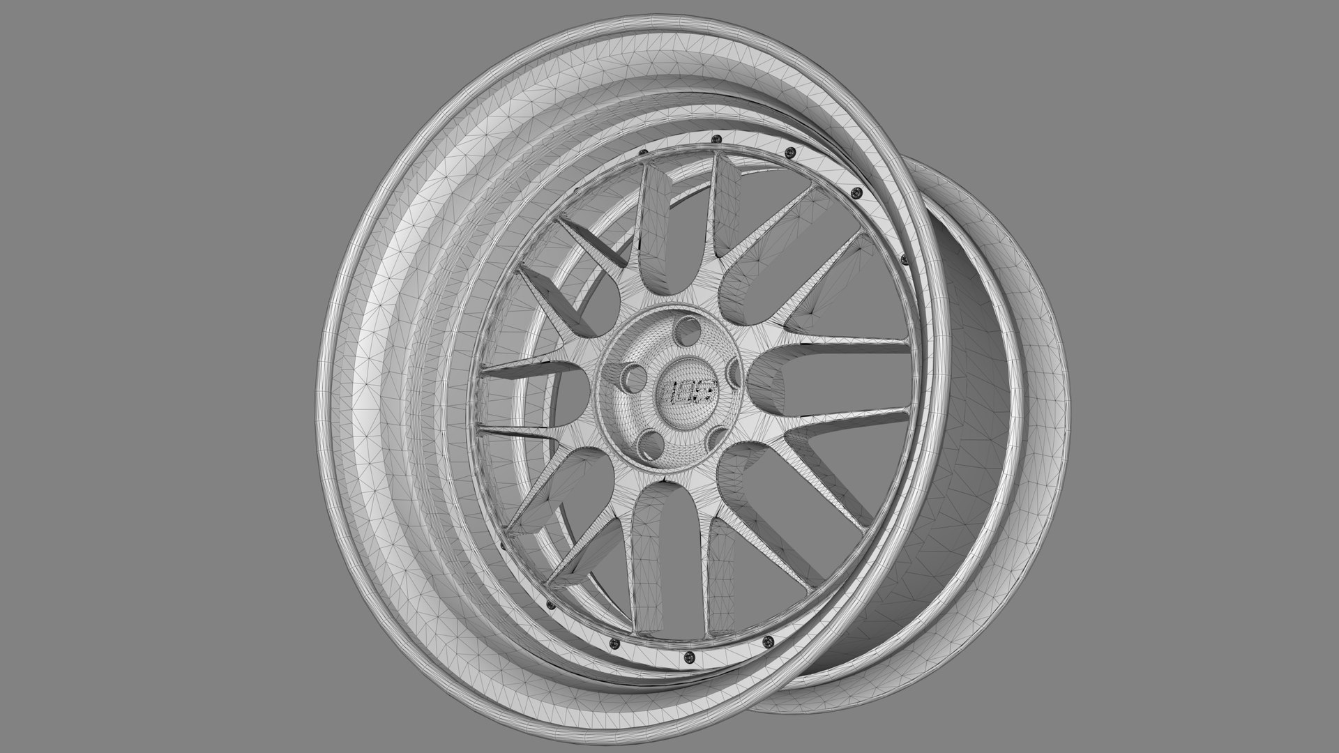 BBS LM2 Deep Dish 3D model - TurboSquid 1824652