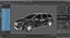 Seven-Seater Passenger MPV 2025 Black Rigged for Maya