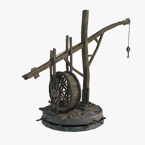 3D Ancient lifting equipment