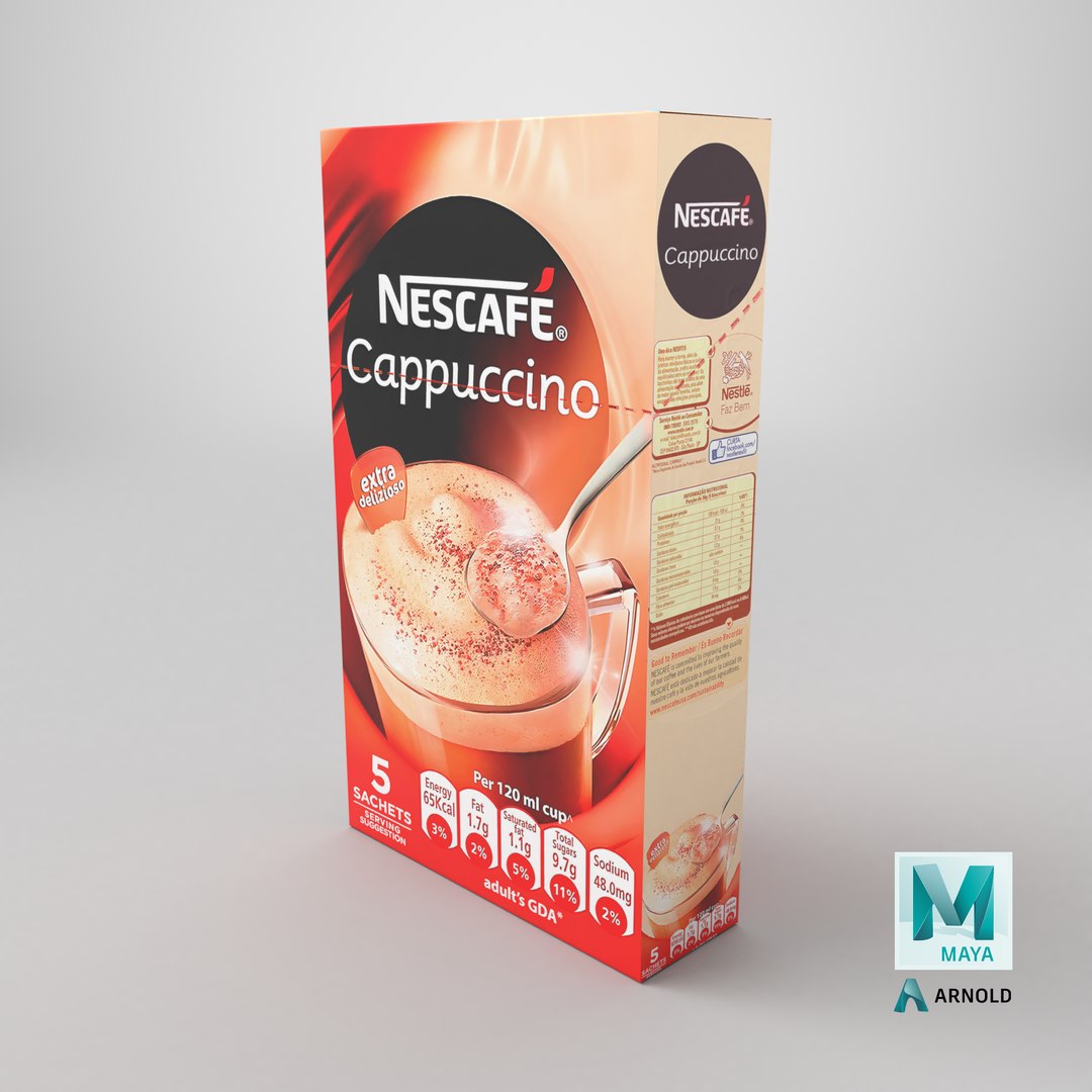 3D Nescafe Cappuccino Box https://p.turbosquid.com/ts-thumb/n0/EvpYNe/Nq/stemcell_maya_arnold_render/png/1706009946/1920x1080/fit_q87/fa8c09c57fa2634967c2948ae3ae275bf7f8deb2/stemcell_maya_arnold_render.jpg