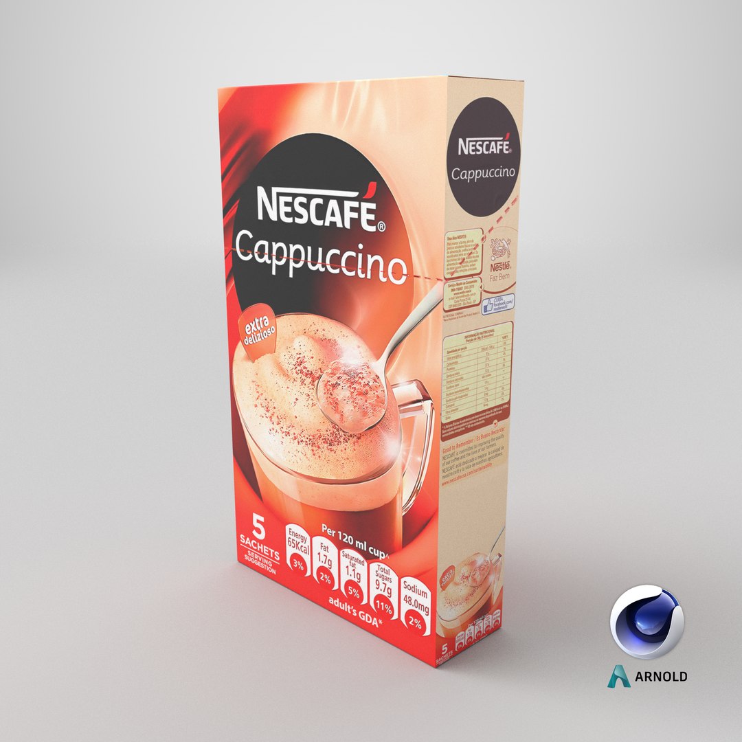 3D Nescafe Cappuccino Box https://p.turbosquid.com/ts-thumb/n0/EvpYNe/ZK/stemcell_cinema_4d_arnold_render/png/1706009950/1920x1080/fit_q87/9f05c3eeaf61179ca9f343fdf17c2d99f19f11bd/stemcell_cinema_4d_arnold_render.jpg