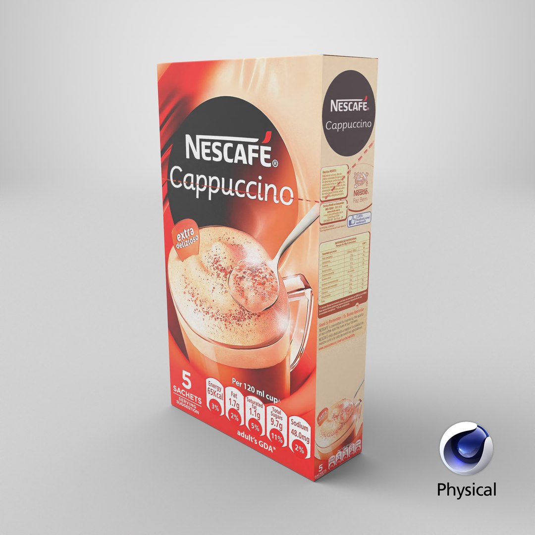3D Nescafe Cappuccino Box https://p.turbosquid.com/ts-thumb/n0/EvpYNe/cT/stemcell_cinema_4d_physical_render/png/1706009952/1920x1080/fit_q87/4f9d31d63e5caa7cc58ff200ff0e25416294d61d/stemcell_cinema_4d_physical_render.jpg