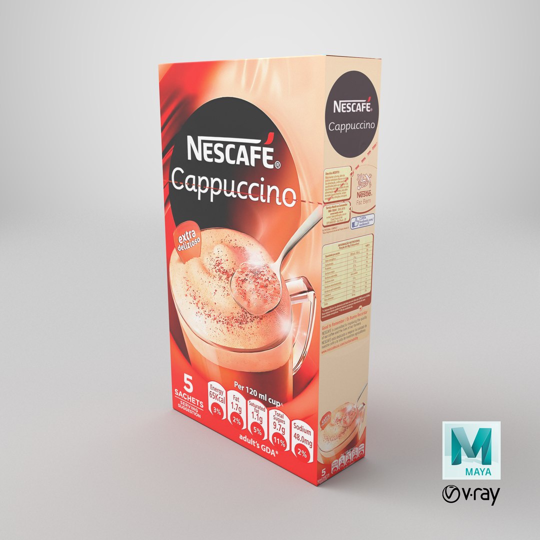 3D Nescafe Cappuccino Box https://p.turbosquid.com/ts-thumb/n0/EvpYNe/cU/stemcell_maya_vray_render/png/1706009948/1920x1080/fit_q87/a31ab3029a774eb65422ce87403833f57d8e47fa/stemcell_maya_vray_render.jpg