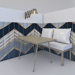 3d model sitting area