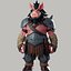 Stylized Warrior Pig