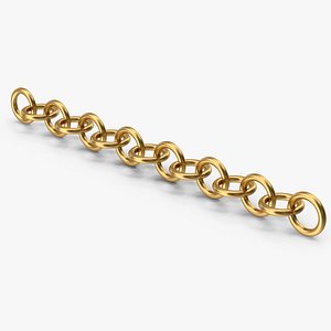 3D Gold Chain