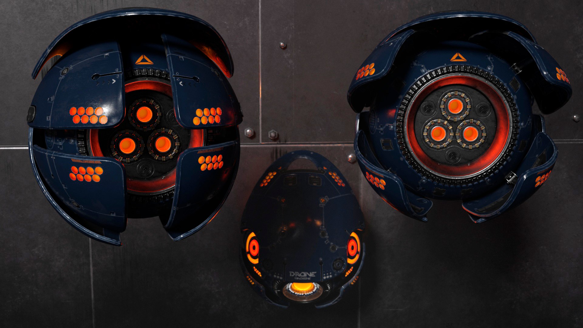Sci Fi Drone Model - TurboSquid 2083860