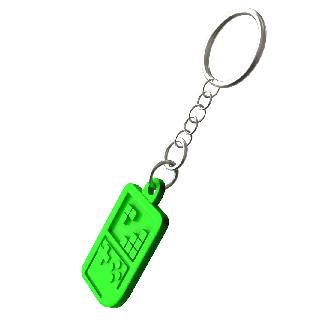 Free 3D Retro Game Console Keychain - TurboSquid 2535085