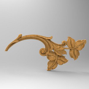 (689) Decor Element - 3d STL model for CNC