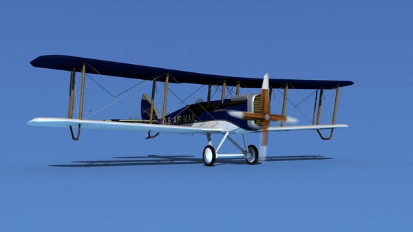 Airco DH-4 V03 US Air Mail 3D model - TurboSquid 1750273