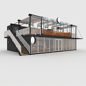 Container Cafe 16 3D model