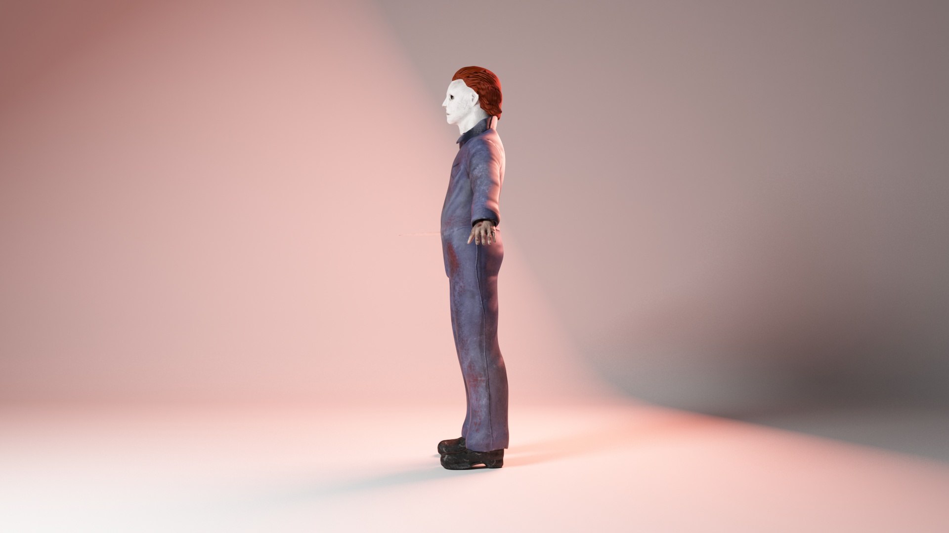 Mike Myers Halloween 3D model https://p.turbosquid.com/ts-thumb/n0/XRwtUD/Vg/5/jpg/1627689205/1920x1080/fit_q87/5418a5c36b816e0a955c4cb4e4d7d41bc1e8092d/5.jpg