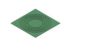 Circular Celtic Knot Maze Mold for Casting