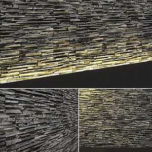 3D Seamless Stone Wall