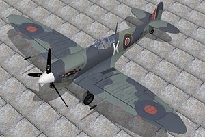 3d supermarine spitfire seafire model