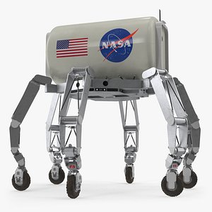 3D model nasa athlete lunar rover