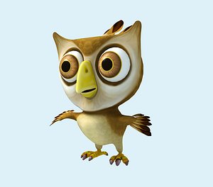 cartoon owl 3ds
