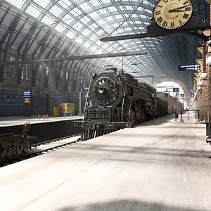 train station king s 3D model
