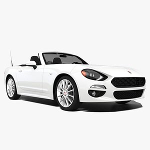 3D Fiat 124 Spider model
