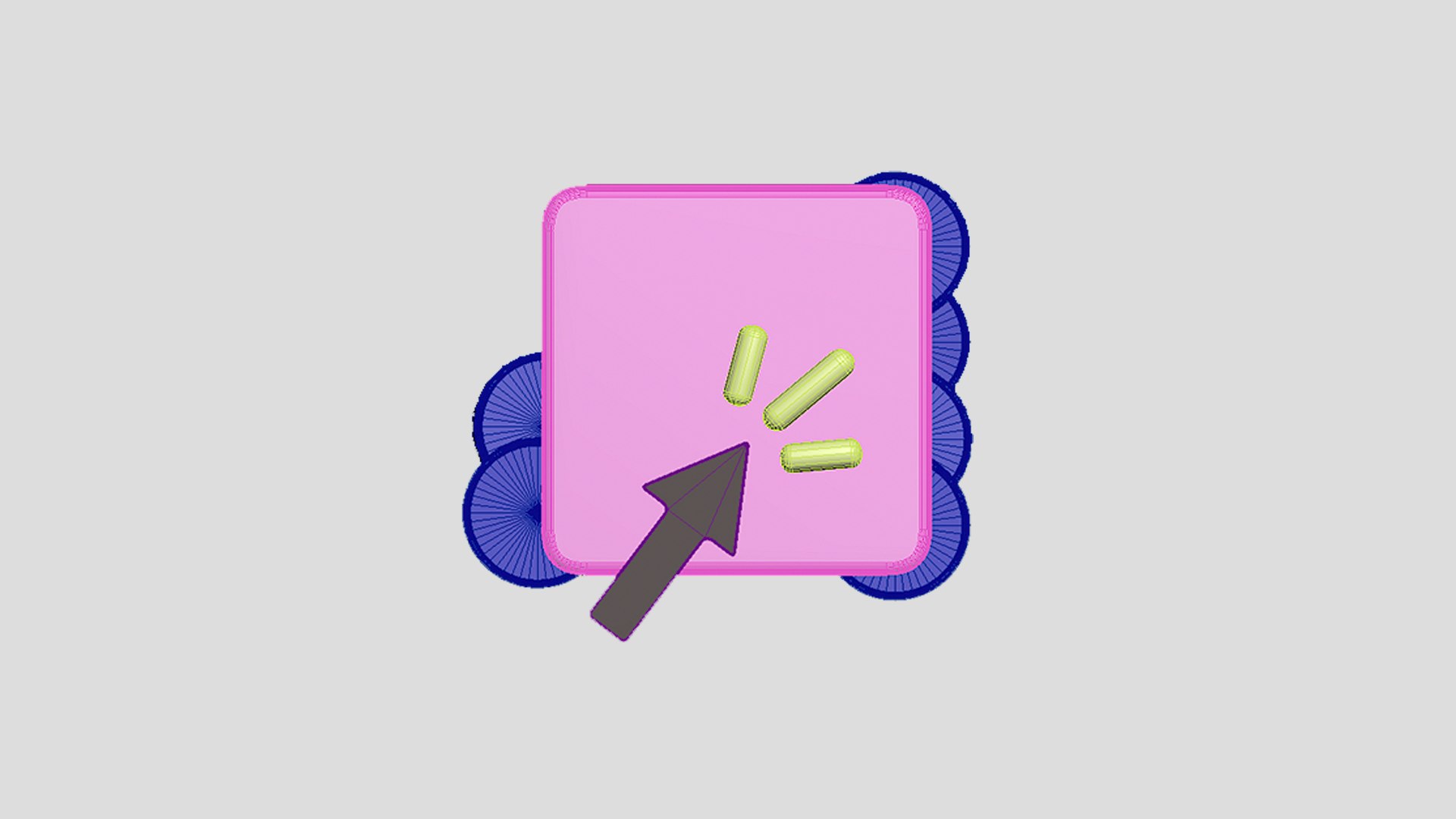 Select - Crypto Coins App Web Icon Low-poly 3D - TurboSquid 2102356