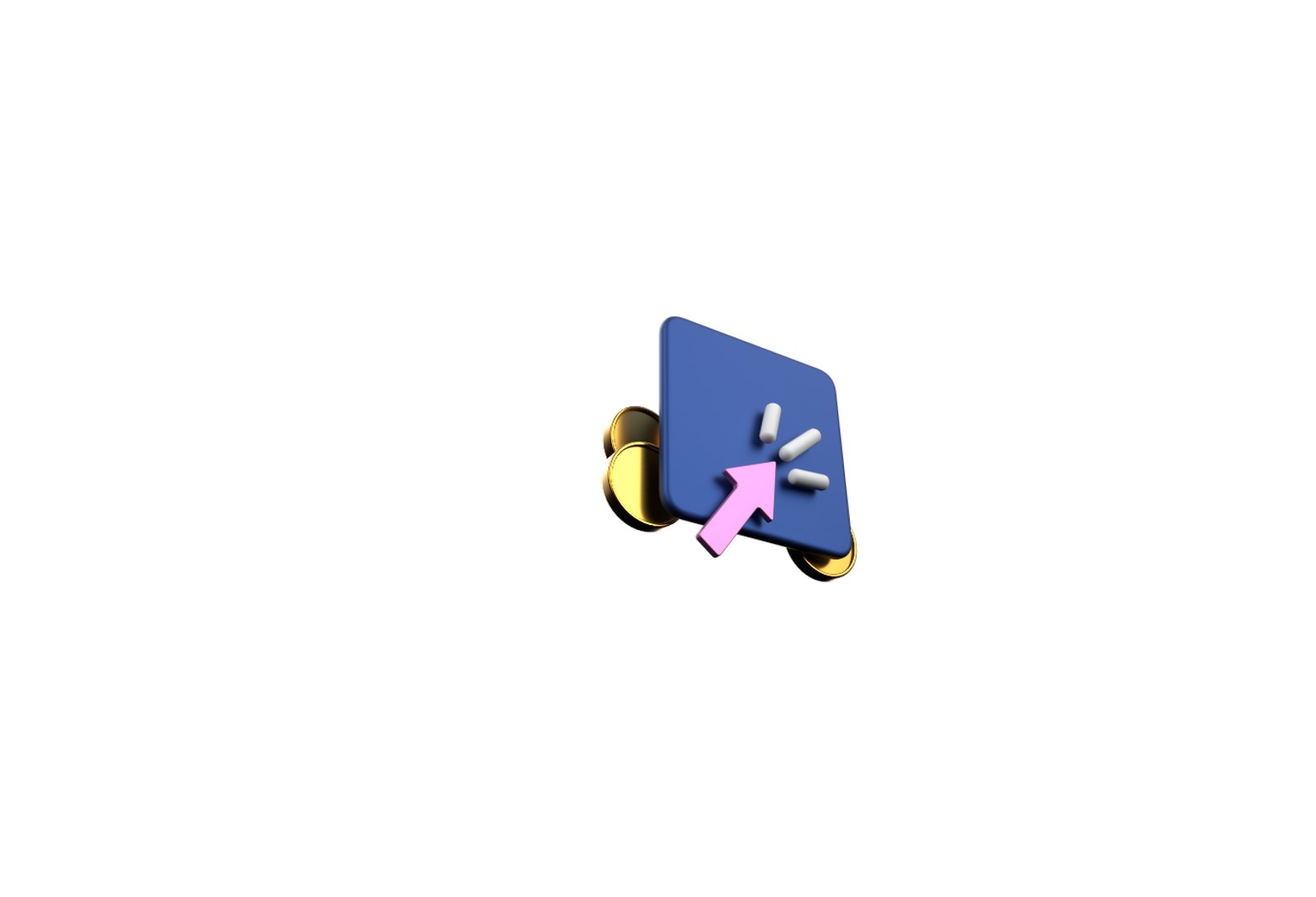 Select - Crypto Coins App Web Icon Low-poly 3D - TurboSquid 2102356