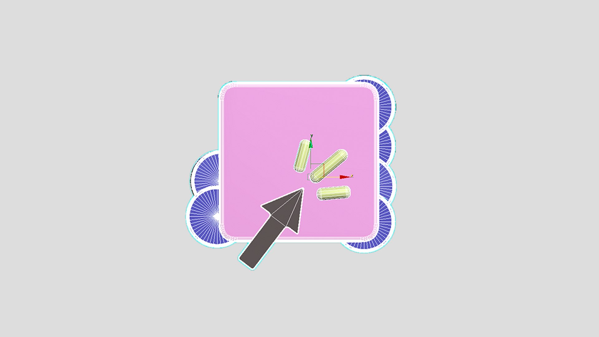 Select - Crypto Coins App Web Icon Low-poly 3D - TurboSquid 2102356