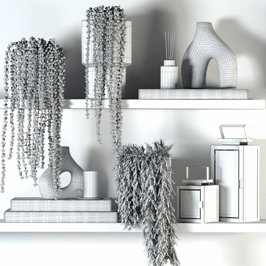 Decorative Set 02 Model - TurboSquid 2255530
