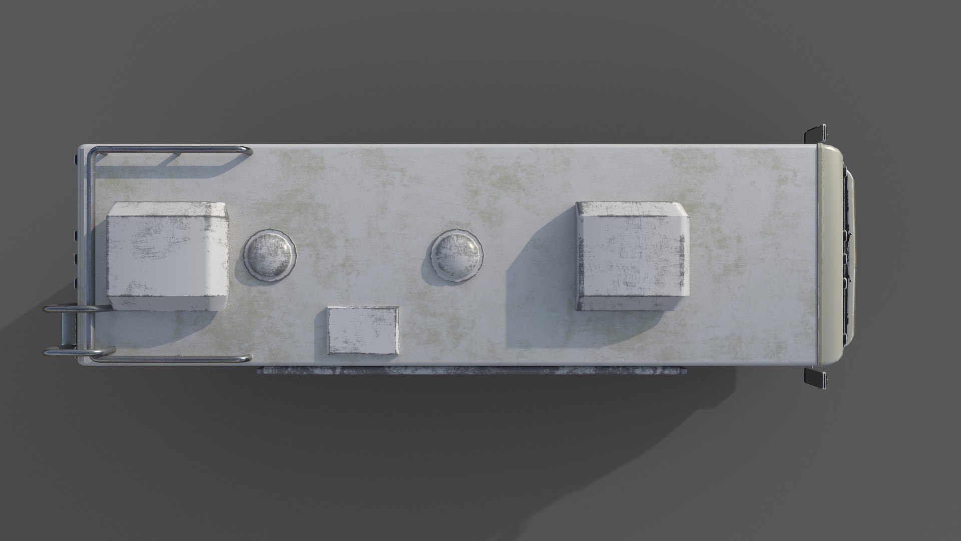 3D Model 1986 Fleetwood Bounder RV Breaking Bads Caravan Low-poly 3D ...