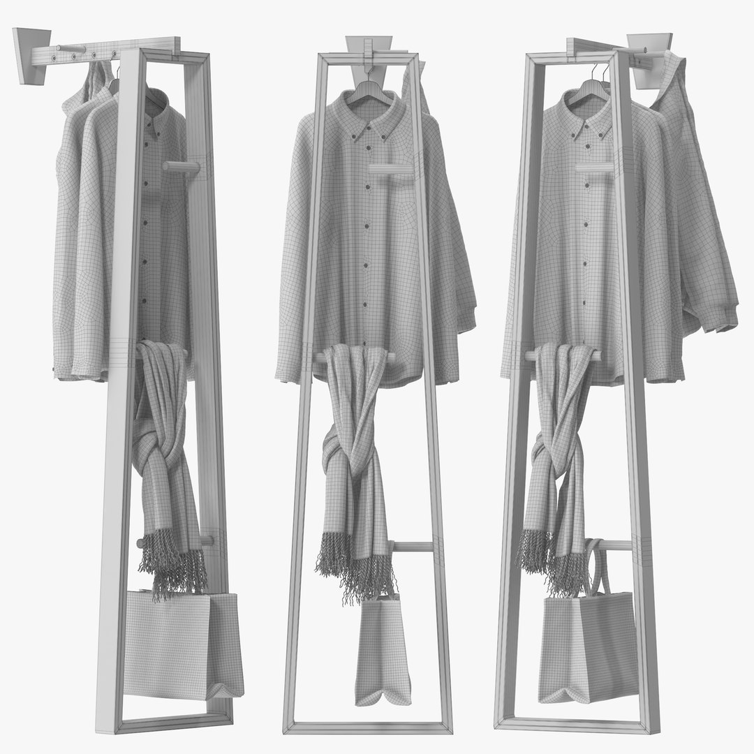 TB 13 Coat Stand 3D Model TurboSquid 2291567