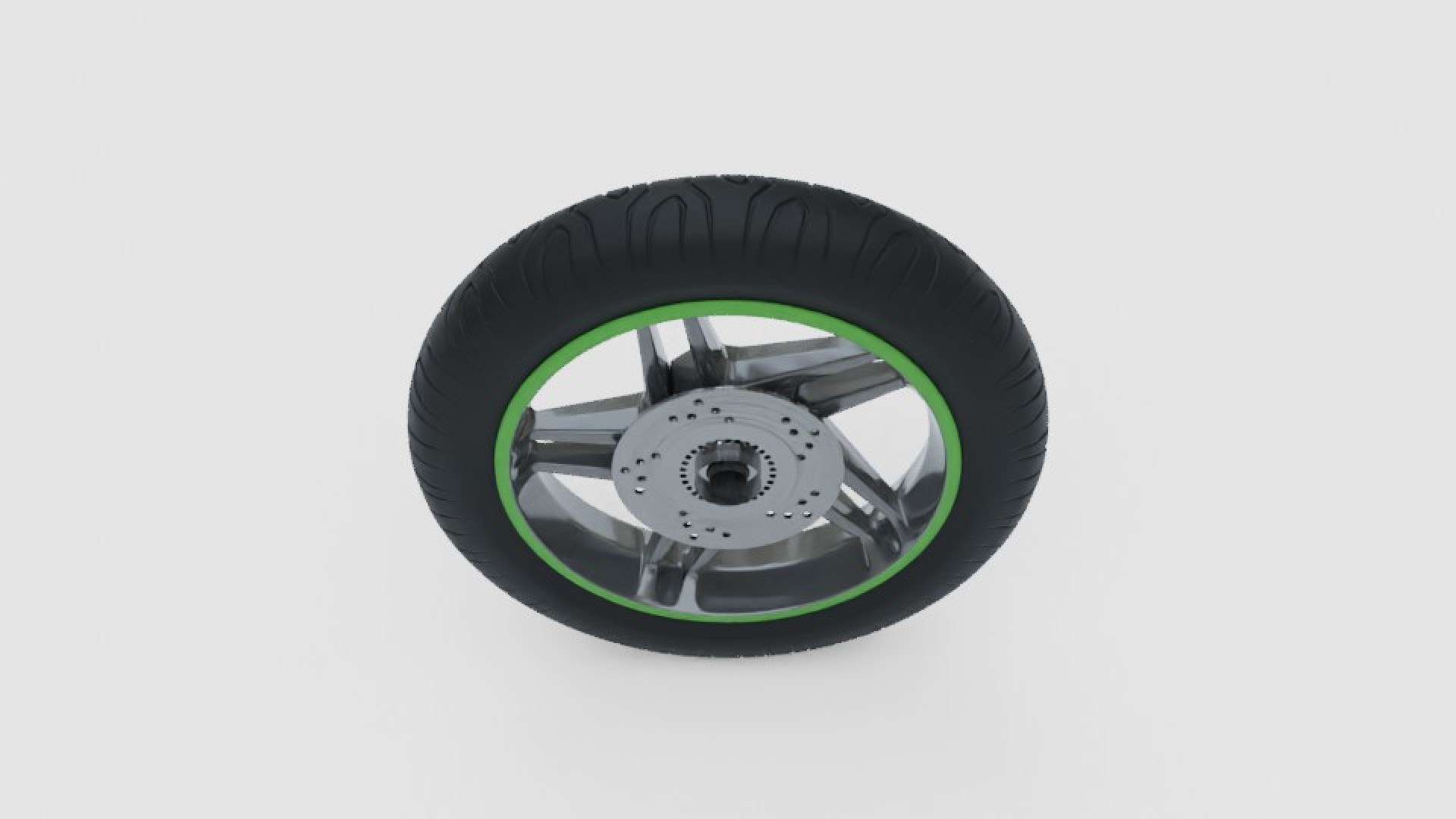 3D Smart Scooter Wheel With Rim Model - TurboSquid 2157665