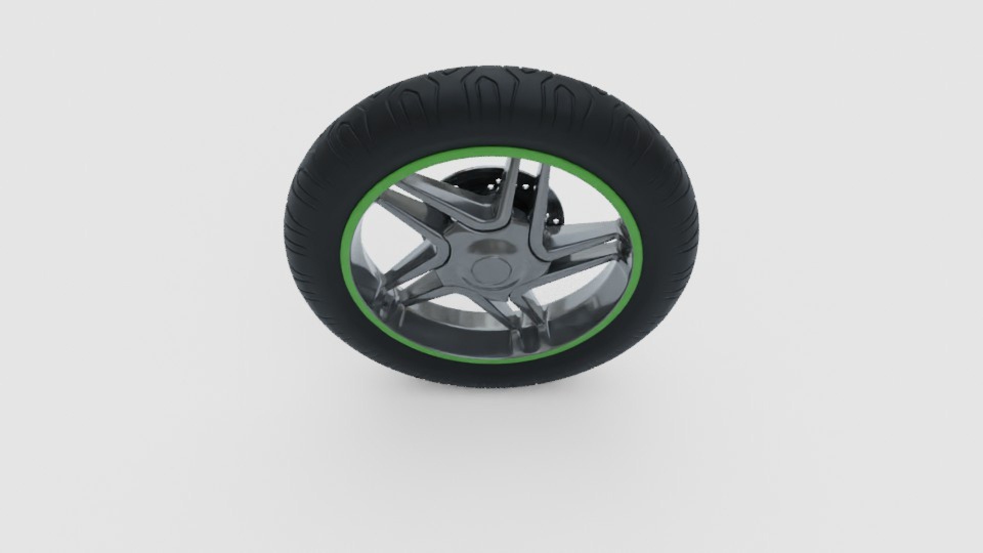 3D Smart Scooter Wheel With Rim Model - TurboSquid 2157665