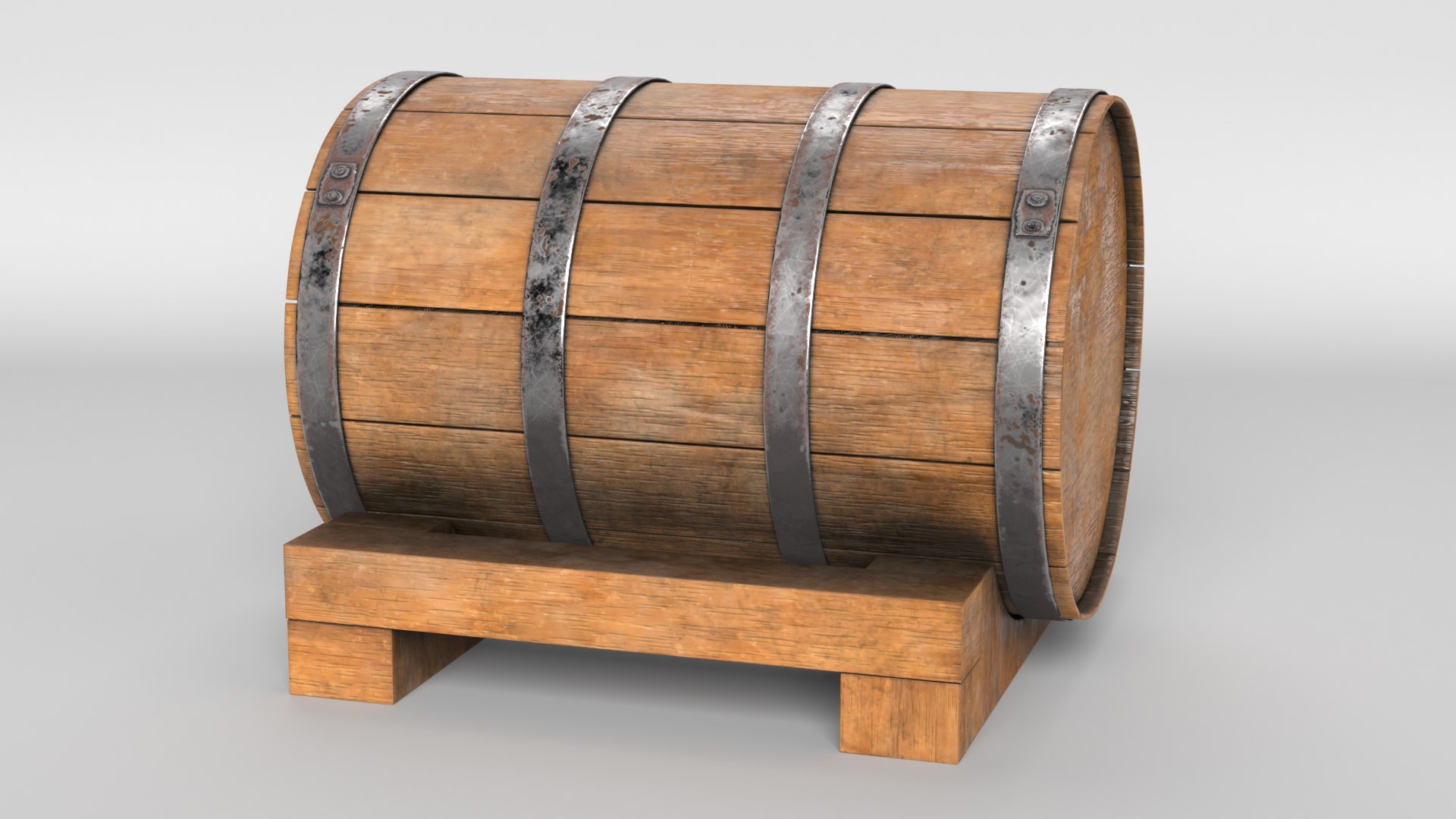 Barrel Apple Cider 3D Model TurboSquid 1667891