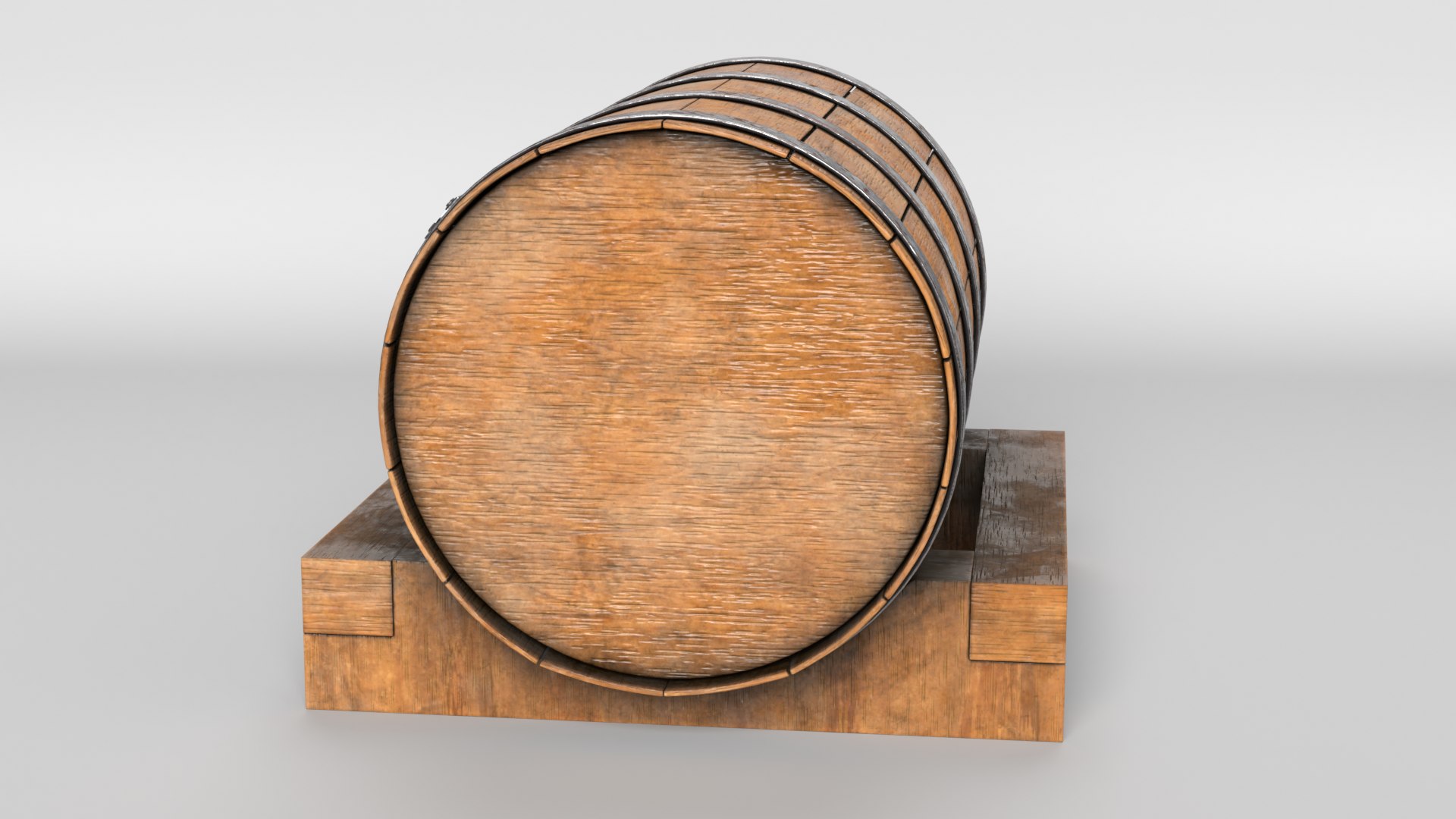 Barrel Apple Cider 3D Model TurboSquid 1667891