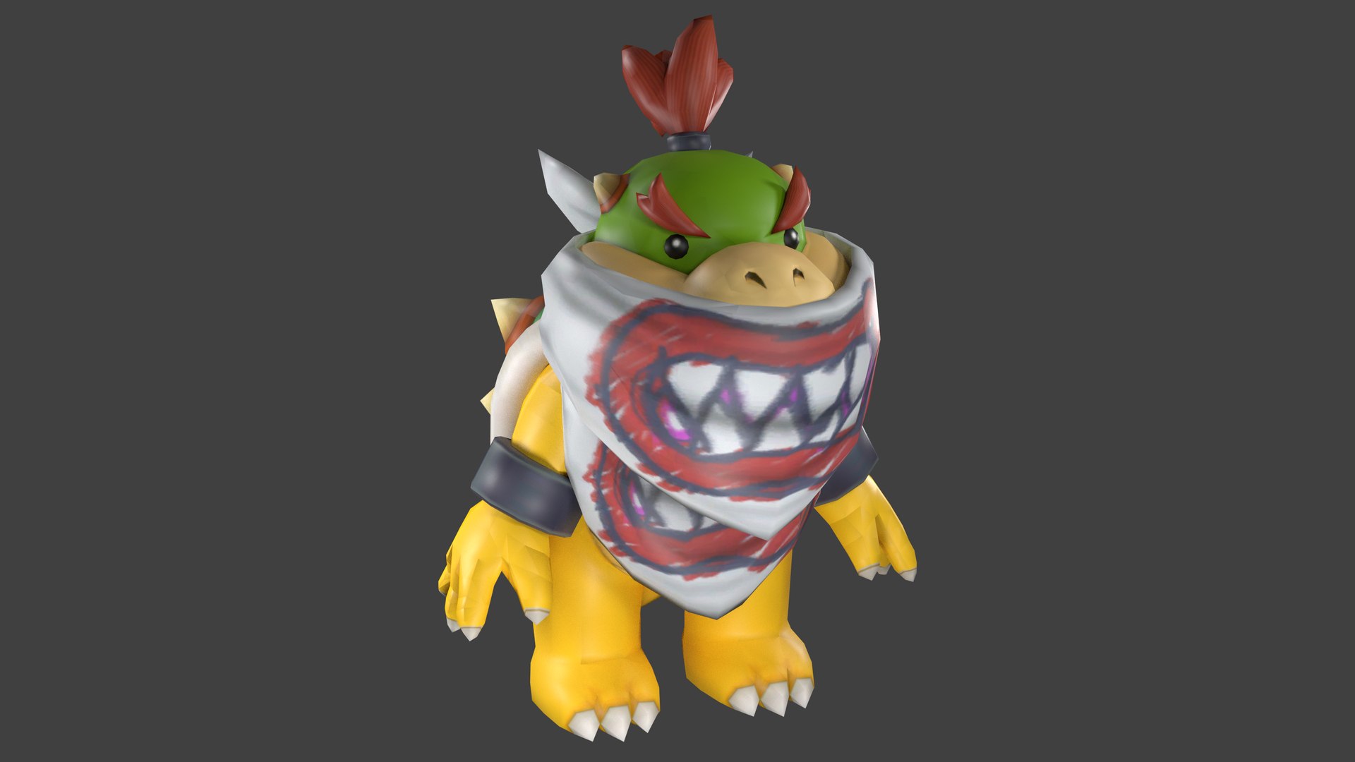 Free STL file Badge bowser jr 📛・3D printing idea to download・Cults