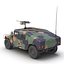 High Mobility Multipurpose Wheeled Vehicle Humvee Camo 3D Model