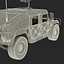 High Mobility Multipurpose Wheeled Vehicle Humvee Camo 3D Model