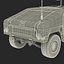 High Mobility Multipurpose Wheeled Vehicle Humvee Camo 3D Model