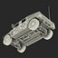 High Mobility Multipurpose Wheeled Vehicle Humvee Camo 3D Model
