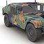 High Mobility Multipurpose Wheeled Vehicle Humvee Camo 3D Model