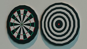 Darts and dart high and low poly