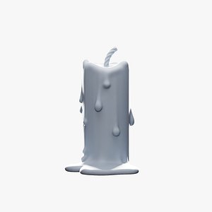 Melting Candle STL