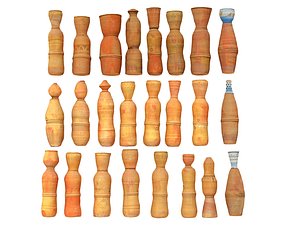 3D moroccan pitchers pack 25