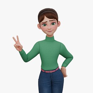 3D Teen Girl Rig