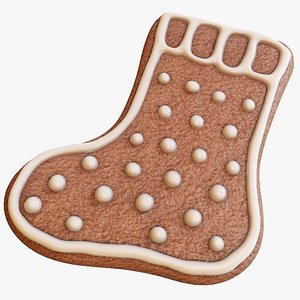 3D model gingerbread sock