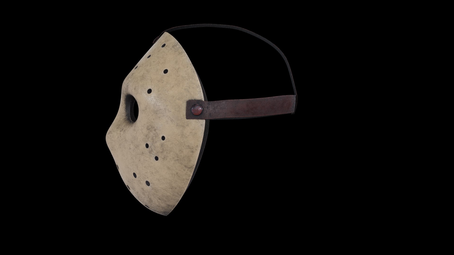 3D Serial Killer Hockey Mask TurboSquid 2065418