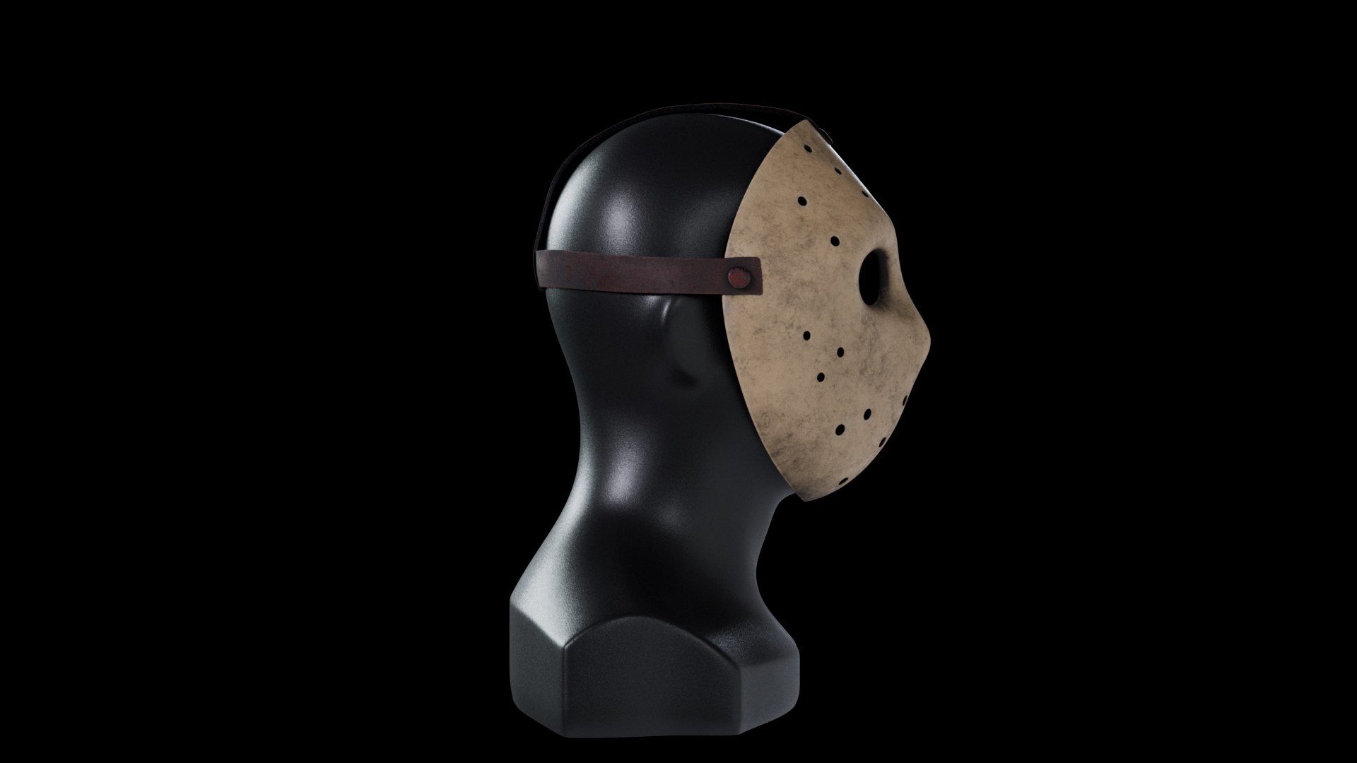 3D Serial Killer Hockey Mask TurboSquid 2065418