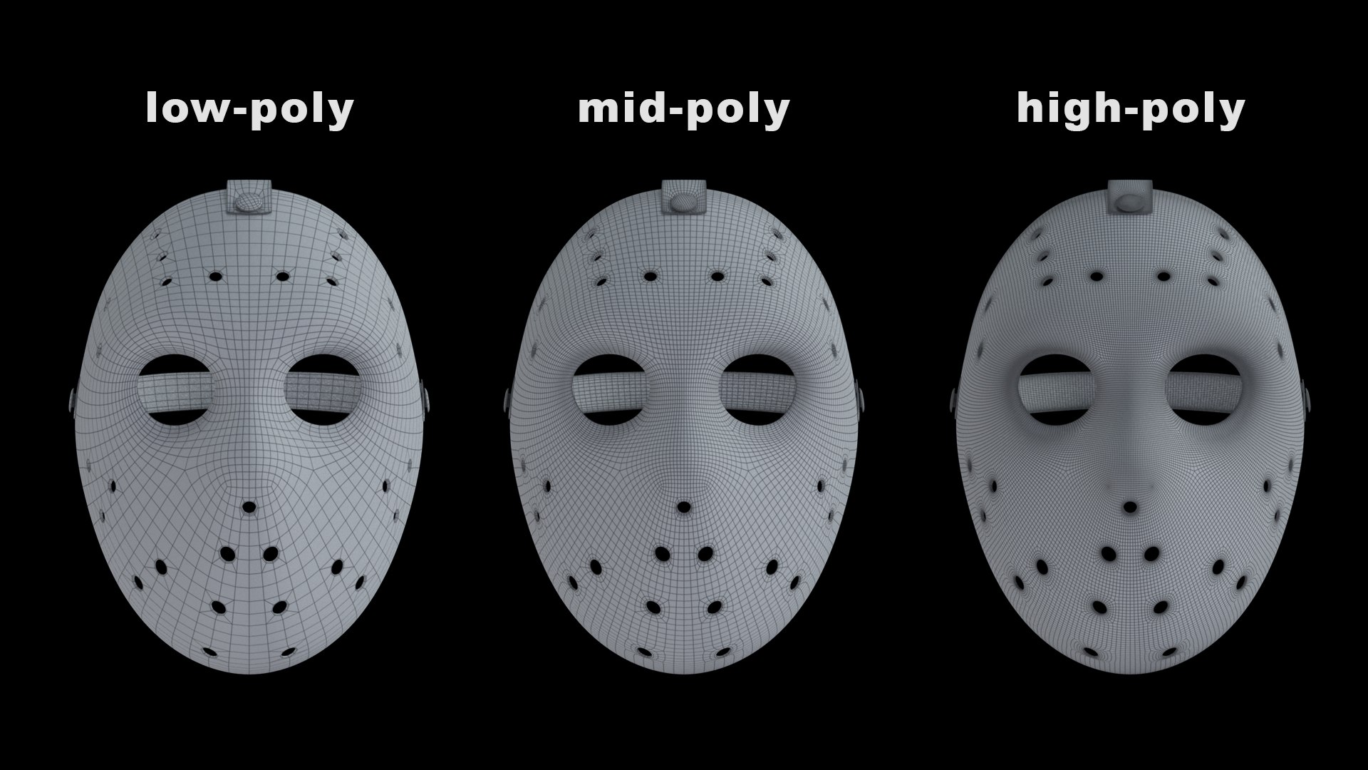 3D Serial Killer Hockey Mask TurboSquid 2065418