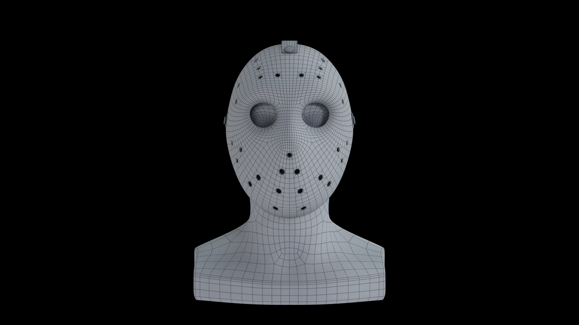 3D Serial Killer Hockey Mask TurboSquid 2065418
